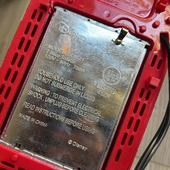 Disney Mickey Mouse 2-Slice Toaster by Select Brands - Picture 7 of 7